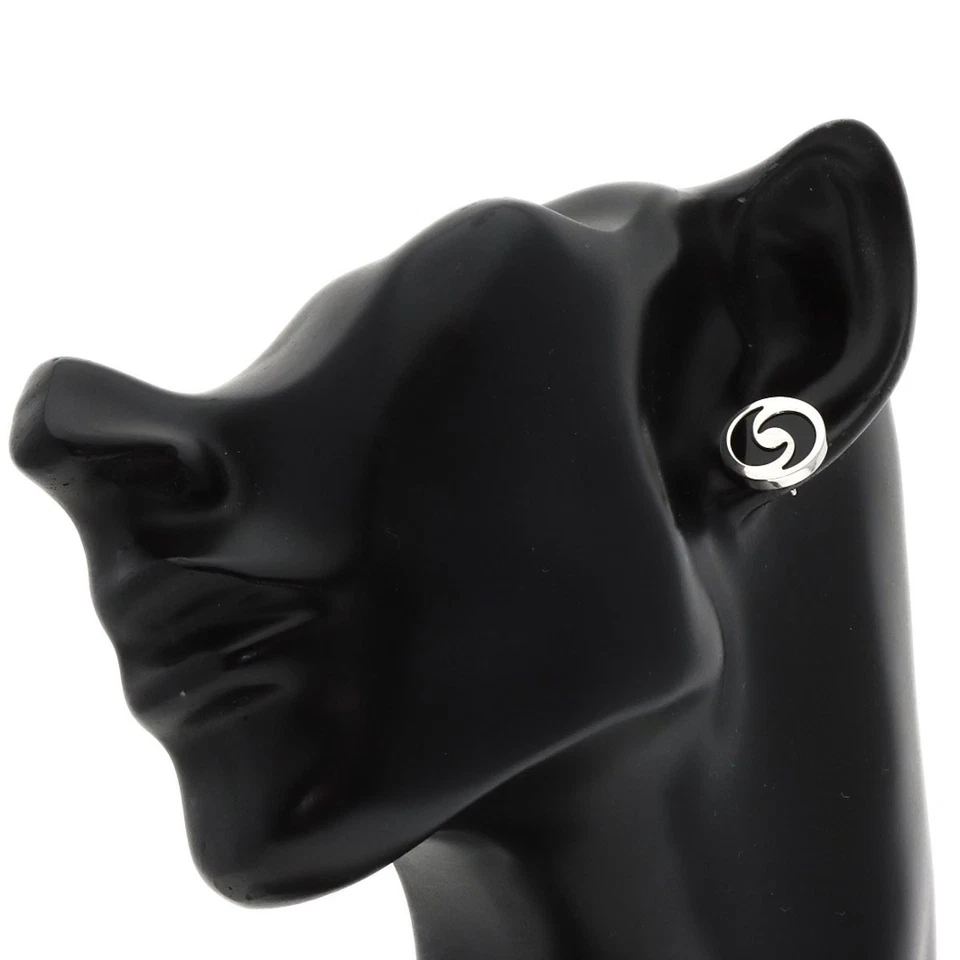 Brinco óptico feminino BVLGARI K18 ouro branco [usado] - Imagem 4 de 4