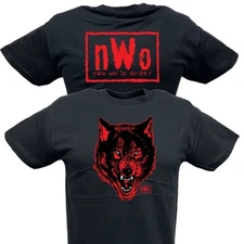 nWo Black Wolfpack New World Order Kids Youth Black T-shirt