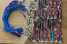 PCI-E Risers USB 3.0 x 28, PCI-E 1x Card x 35  USB 3.0 Cables x 24