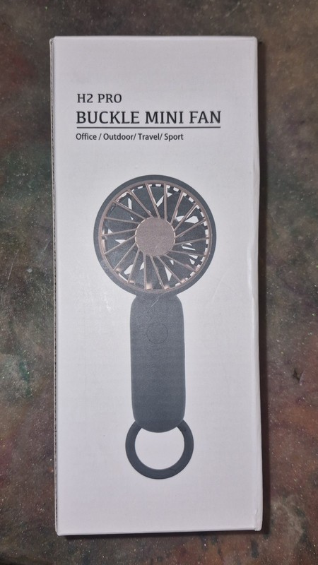 H2 PRO BUCKLE MINI FAN portable usb rechargeable fan