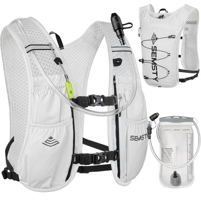 Running Hydration Vest 5L, 1.5L Water Bladder, Lightweight & Breathable for R...
