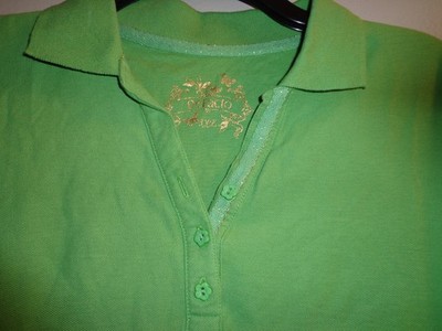 Women T shirt De Facto equal to US Size L, pistachio Green, short sleeve.