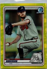 2020 Bowman #BCP-97 Ian Anderson Chrome Prospects Yellow Refractor #/75