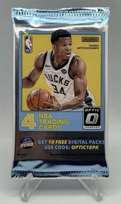 Panini NBA 2017-18 Donruss Optic Basketball 4 Trading Card Retail Pack