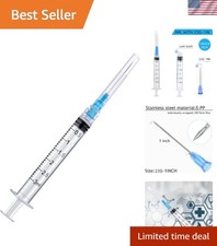 Versatile 3ml Disposable Syringes with Luer Lock - 100 Individually Wrapped