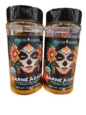 Spanglish Asadero Carne Asada Seasoning 10.2 Ounce (2 PACK) Classic Mexican
