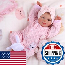 BABESIDE Reborn Baby Dolls Sunny - 17Inch Full Vinyl Realistic Baby Doll Girl