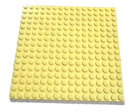 LEGO 16 x 16 Plate - Bright Yellow - No. 91405