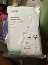 Motif Breastmilk Storage Bags, 8 Ounces, 100 Count, BPA Free, New