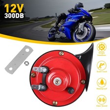 Red New 300db Super Loud Train For Horn Motorcycle Truck Car Suv Boat Universal