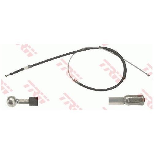 2X Handbremsseil Hinten FüR Audi A3 8P 1.9 2.0 2.5 3.2 03 Bis 13 TRW AXX BAG-image
