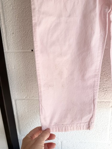 GUC Vintage NAF NAF Made in France Girls SIZE 6 Romper Jumpsuit PINK 100% Cotton - Picture 4 of 20