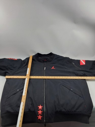 RARE Nike Air Jordan "Flight Issued" Men's Bomber Jacket Size 2XL  - Picture 10 of 10