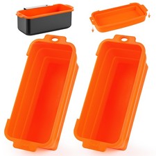 Huachuang Silikon Fett Tasse Einlagen 2er Pack: Blackstone Grillplatte 2er Pack, Orange