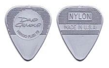 Pink Floyd David Gilmour Signature Silver Herco Molded Guitar Pick - 2010 Tour