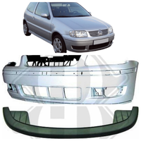 StoßStange Vorne + Spoiler Unten FüR Vw Polo 6N2 1999-2001 StoßFäNger Grundiert