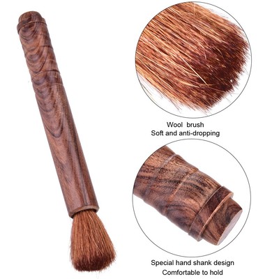 Massivholz Violin Care Tool Rosin Brush Musical Cleaning Brush (Palisander)