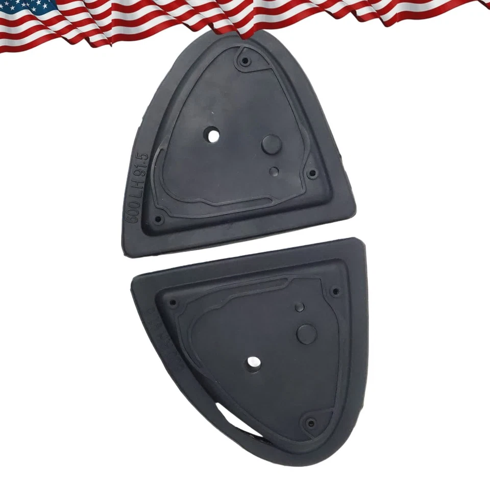 Nuevo juego de pares de sellos de base de espejo de puerta 2 piezas para Mercedes-Benz S55 AMG 2001-2006 Foto 4 de 4