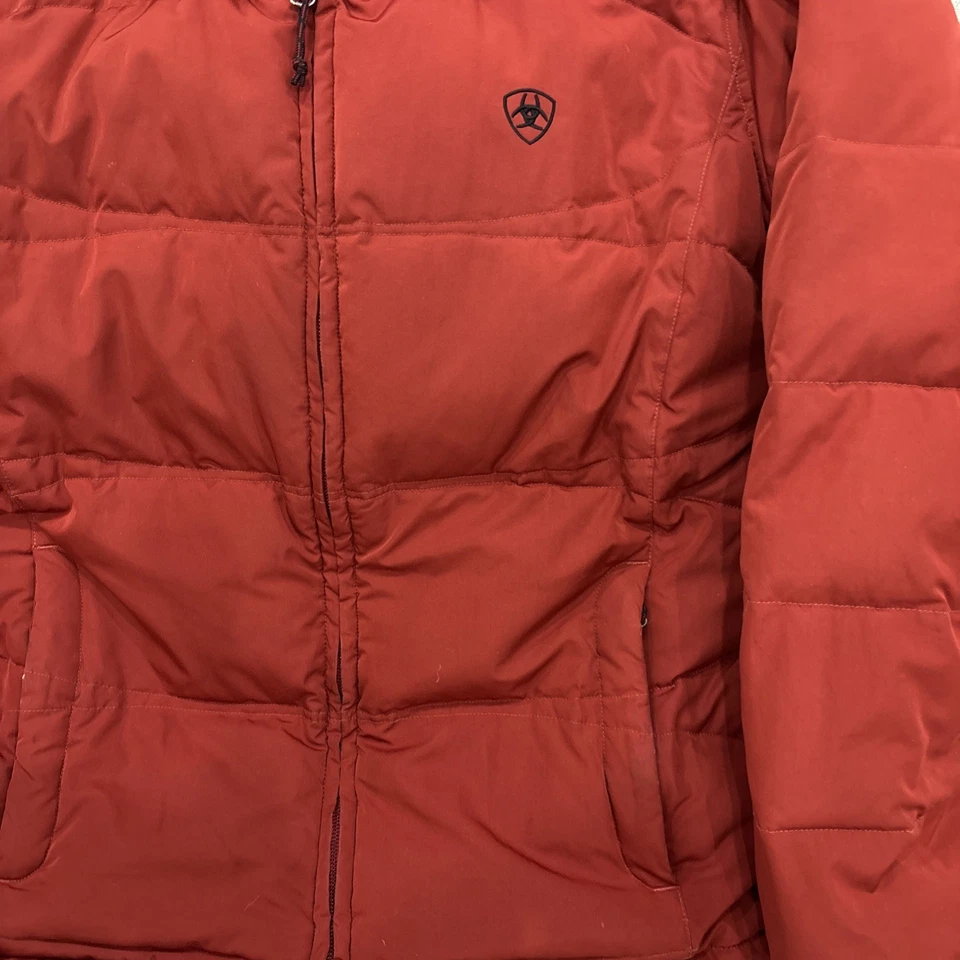 Ariat Men’s Down Puffer Jacket Rust Size L - Image 4 of 4
