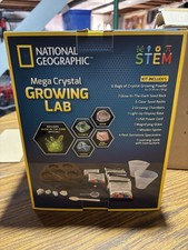 National Geographic Mega Crystal Growing Lab Stem Kit. New In Box