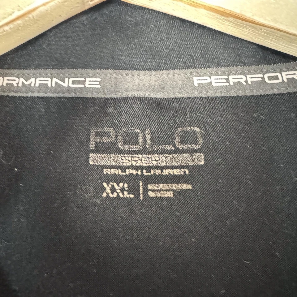 Polo Sport Ralph Lauren 男式套衫 2XL 黑色 Performance Quarter 拉链衬衫 — 第 4/4 张图片