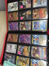 Ultra Pro Pokemon TCG Charizard 9 Pocket Leather Binder Red 360 Card Capacity 🔥