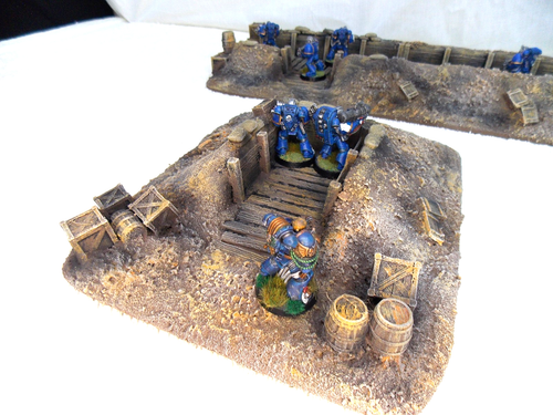 SISTEMA TRINCEA VERNICIATO TERRENO WARGAMING - Foto 17 di 20