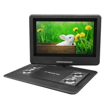 Trexonic 12.5 Inch Portable TV DVD Player with Color TFT LED Screen and USB/HD/