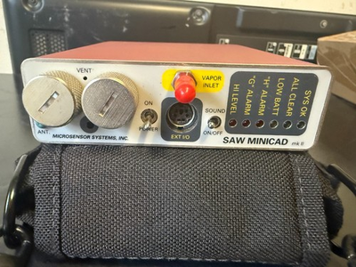 #ad #ad SAW MINICAD MKII CHEMICAL WARFARE NERVE BLISTER AGENT GAS DETECTOR $375.00