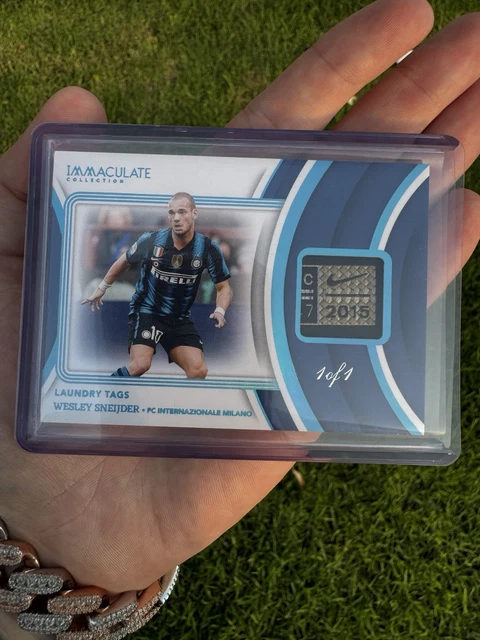 2024-2025 Immaculate Wesley Sneijder 1/1 Match Worn Laundry Tag