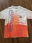 Vintage RARE Nintendo PowerFest 1994 Play It Loud All Over Print Shirt Size L