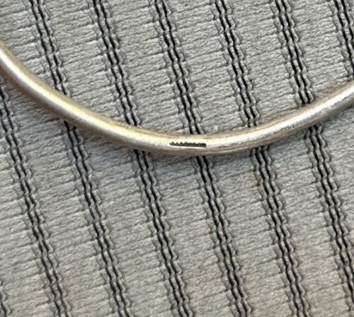Vintage Victorian Sterling Silver Cuff Bracelet with Rams Head 7.5” - Picture 7 of 8