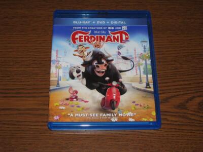 Ferdinand (Blu-Ray/DVD, 2017, 2-Disc Set, No Digital Copy