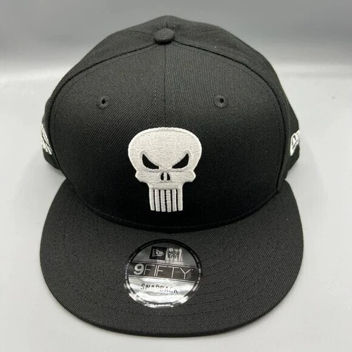 Marvel The Punisher Hat Men Black 9Fifty New Era Snap Back Cap New