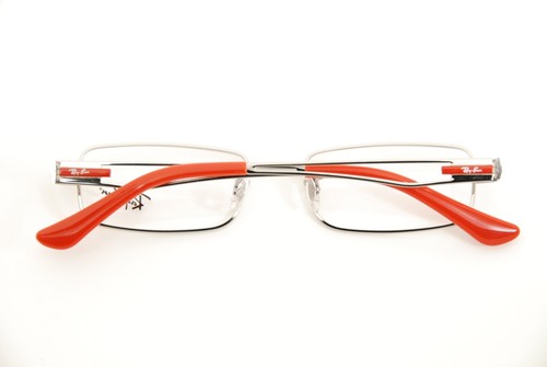 New Authentic Ray Ban RB 6193 2501 Silver/Red 51mm Frames Eyeglasses RX - Picture 8 of 8