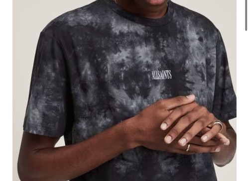 ALL SAINTSTie-&-Dye Crew-Neck Cotton T-shirt - Bild 2 von 4