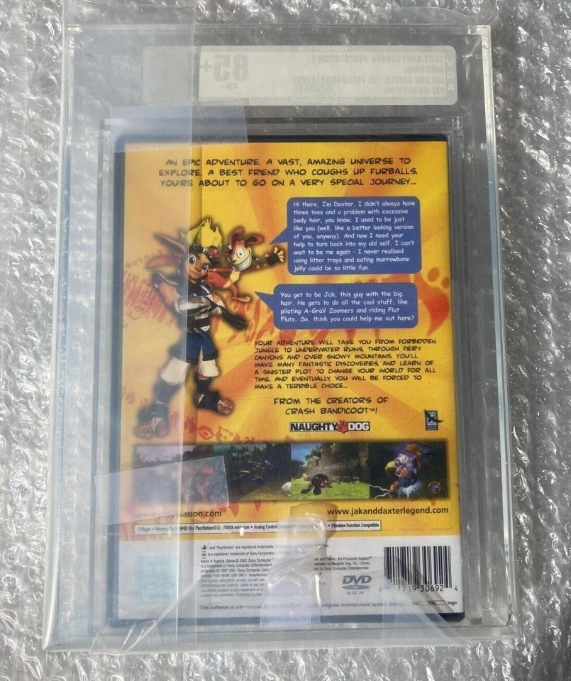 BRAND NEW SEALED JAK AND DAXTER FOR SONY PS2 PLAYSTATION 2 VGA GOLD GRADED 85+ - Image 2 of 4