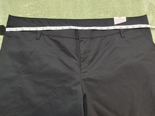 Dickies Women's Black Work Pants Size 22R Regular Fit Flat Front - Picture 14 of 15