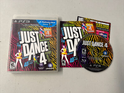 Just Dance 4  - PlayStation 3 - PS3 - CIB - Complete With Manual - Tested