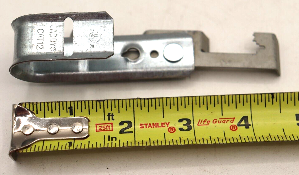 Caddy 4L Cat12, J-Hook w/Multipurpose Clip, (6Z4S), Steel
