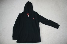 Boys Polo Ralph Lauren hooded shirt youth x large 18/20 black excellent used con