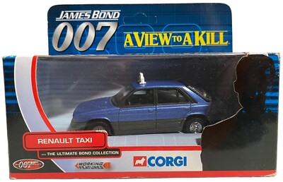 Corgi James Bond 007 A View to Kill Renault Taxi NEW 2002 TY06402