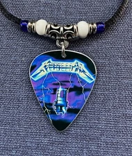 Metallica aluminum Guitar Pick Necklace