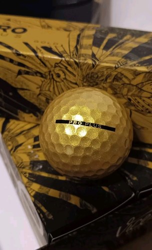 Vice Golf Pro Plus Gold Golf Balls 12 Pack - Picture 5 of 19