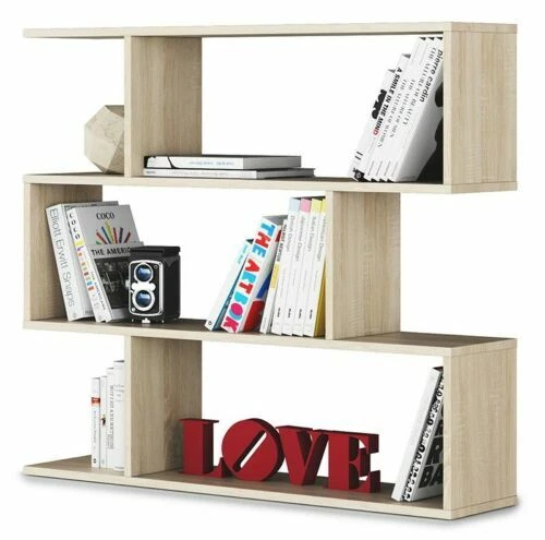 Librerías y estanterías modernos de roble para el hogar