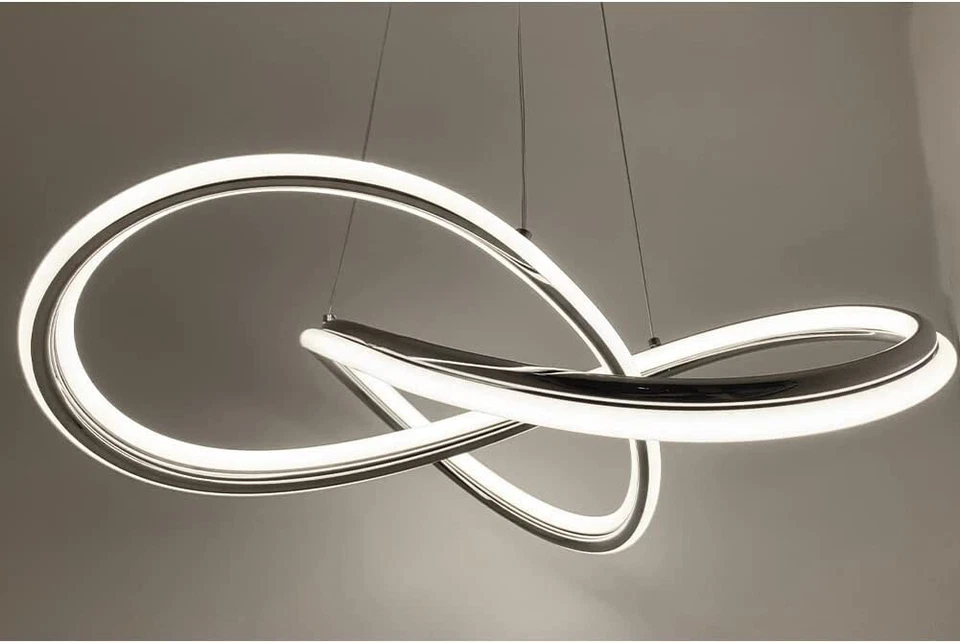 Lampadario LED design a sospensione 60W Lampadario Plafoniera da Soffitto IP20 - Immagine 3 di 4