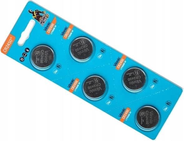 Thumbnail - 10 Vinnic Cr2450 Lithium Batteries 3v Coin Cell Dl2450 Ecr2450 2450