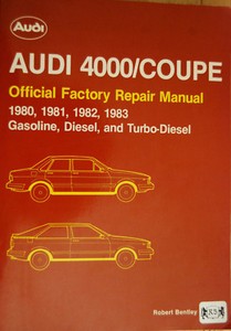 audi official factory repair manuals