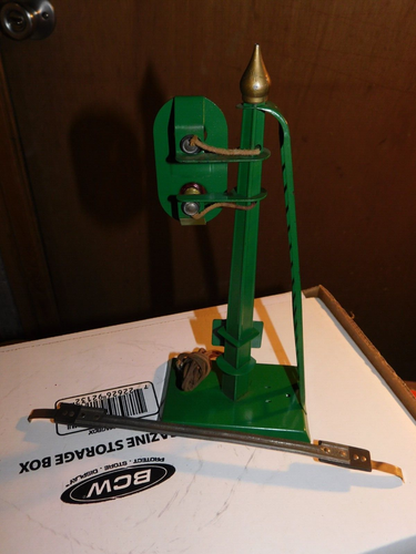 American Flyer Model 2218 Electric Lighted Automatic Block Signal NIB Standard - Picture 5 of 6