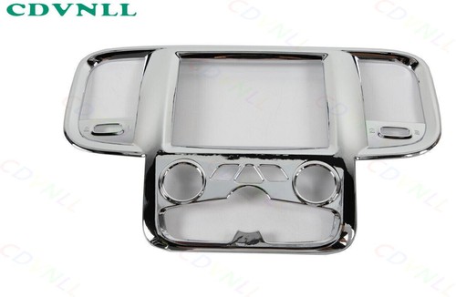 Cubierta de navegación GPS cromada brillante para Dodge Ram 1500 2011-2018 marco decoración moldura - Imagen 2 de 8